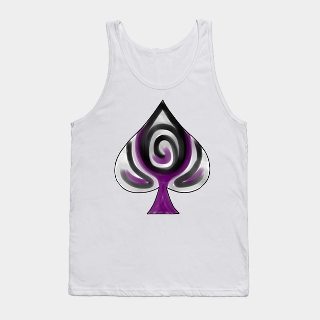 Proud Aces: Demisexual Tank Top by Bestiary Artistry